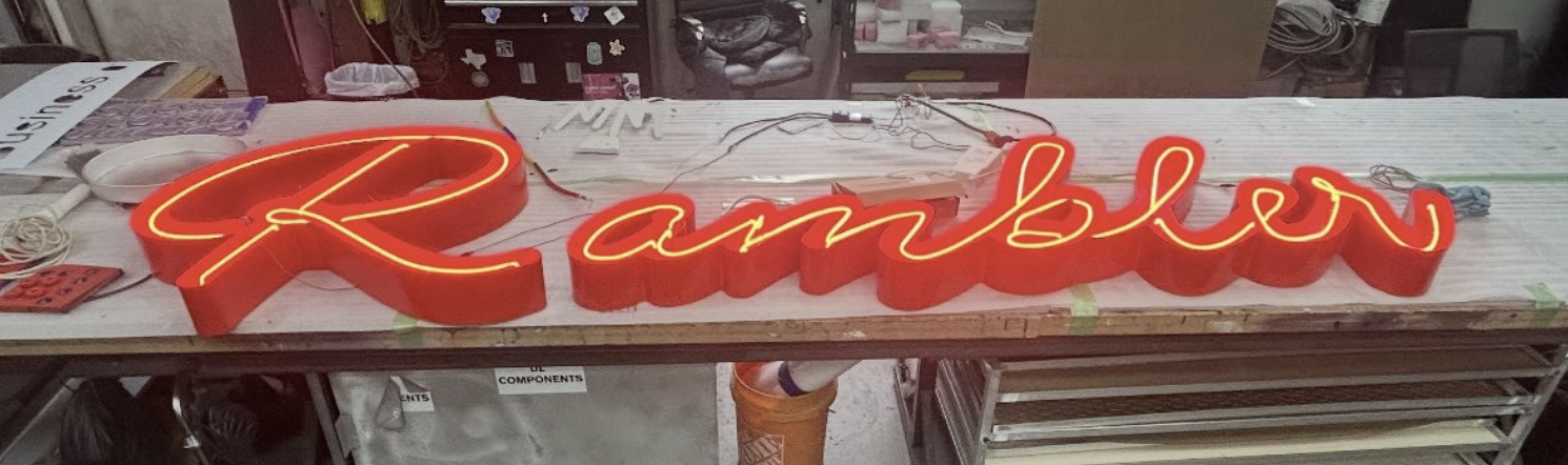 Rambler sign 